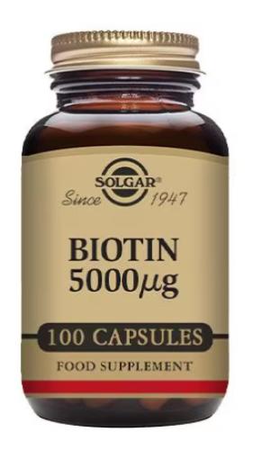 vitaminas BIOTINA 5000MCG 100 CAPSULAS