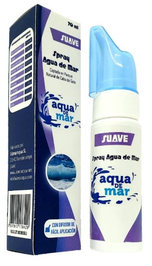 línea facial SPRAY NASAL SUAVE CON AGUA DE MAR 70ML