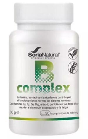 vitaminas B COMPLEX 100 MG 30 COMP