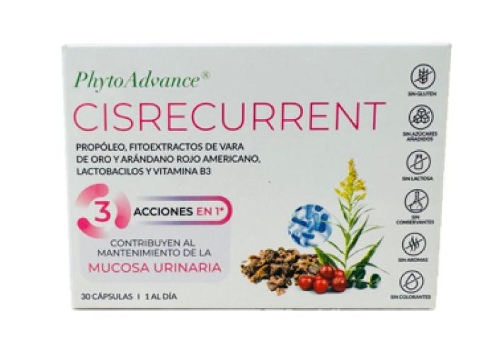 sistema genitourinario CISRECURRENT 30 CAPSULAS