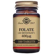 minerales FOLATO 400MCG 100 COMPRIMIDOS