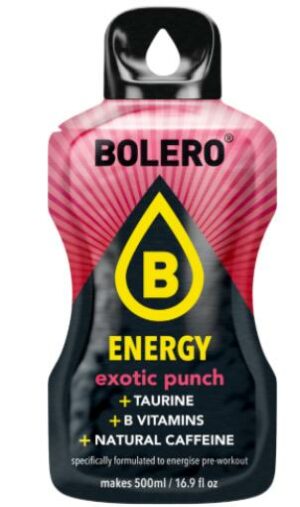 bebidas solubles BOLERO ENERGT EXOTIC PUNCH 14G