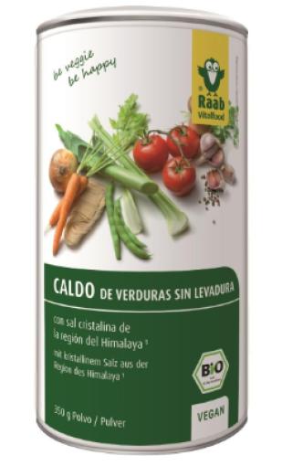 sales, condimentos y salsas CALDO DE VERDURAS SIN LEVADURA 350G