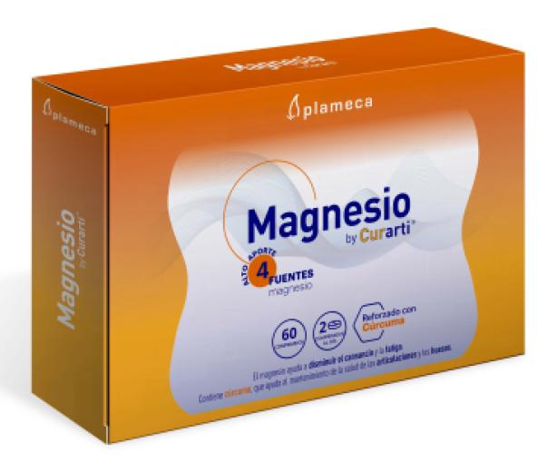 huesos y articulaciones MAGNESIO BY CURARTI 60 COMPRIMIDOS