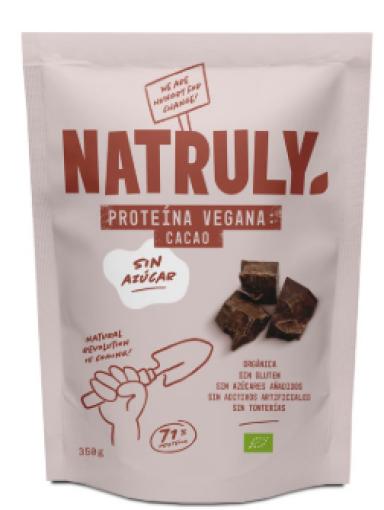 deporte PROTEÍNA VEGANA CHOCOLATE S/GLU VEG BIO 350GR