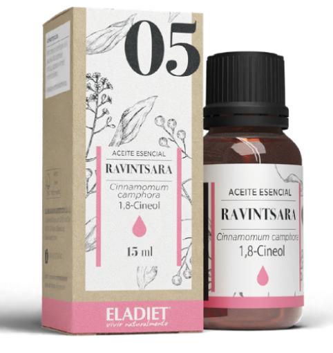esencias de plantas ACEITE ESENCIAL RAVINTSARA 05 BIO 15ML