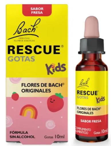 infantil. BACH RESCUE KIDS FRESA 10ML