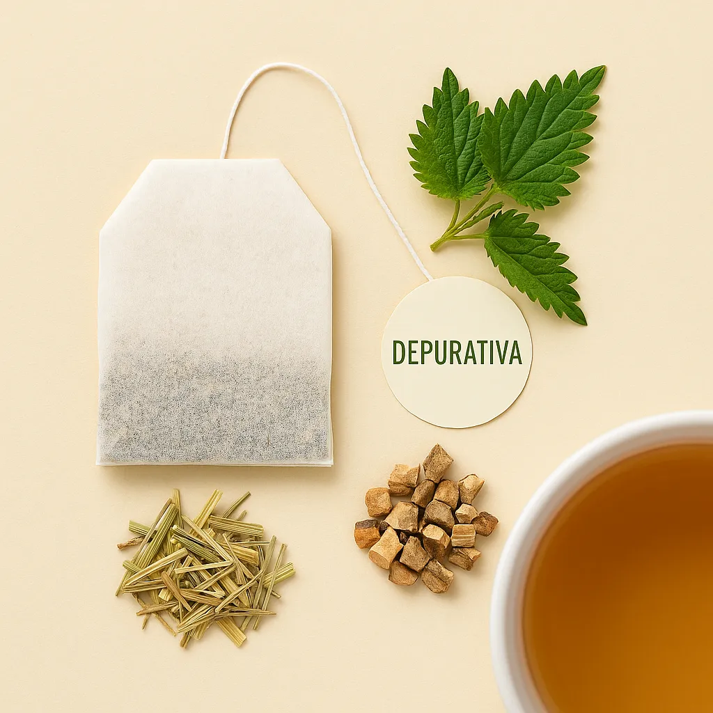 Bolsita de infusión depurativa con plantas naturales Okira