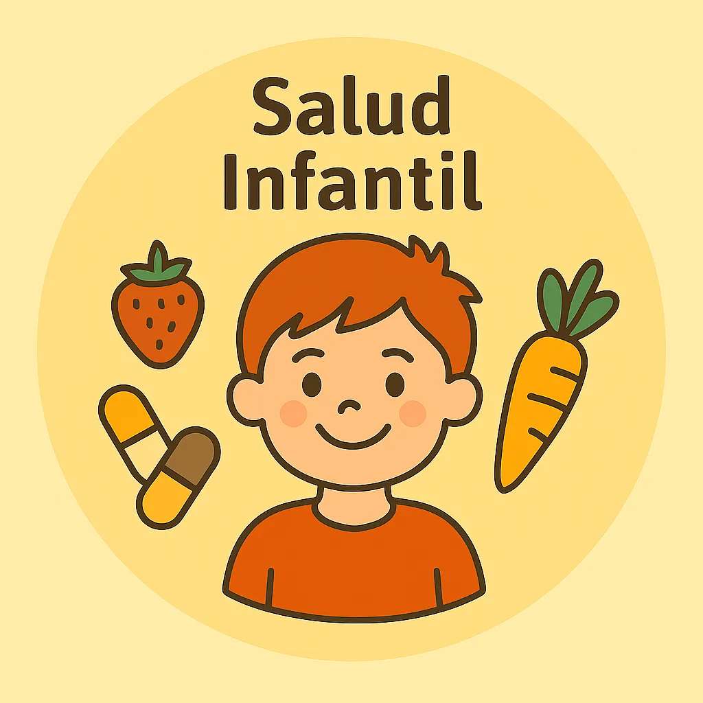 Imagen circular con una botella y hojas que simboliza limpieza y salud natural, ideal para la categoría de productos depurativos.