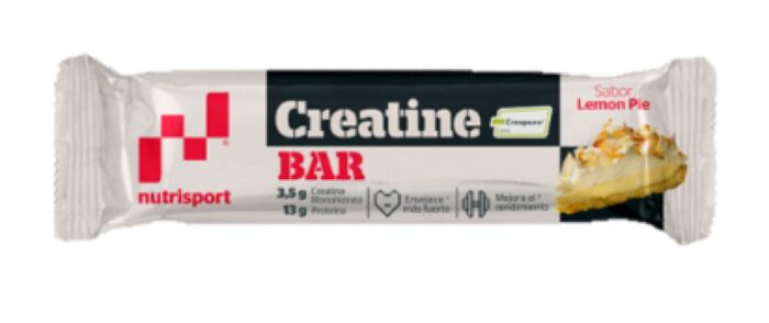 Barrita NutriSport Creatine Bar Lemon Pie con 3,5 g creatina y proteína post-entreno