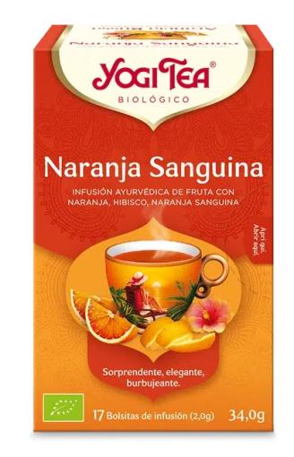 plantas en filtro YOGI TEA NARANJA SANGUINA BIO 17 BOLSAS