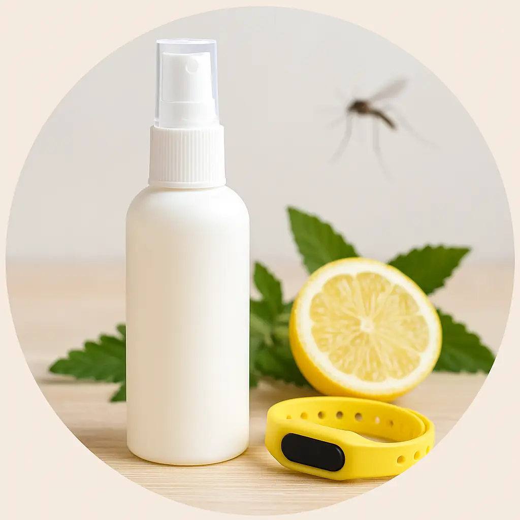 Antimosquitos naturales — cosmética corporal Okira. antimosquitos naturales con spray y pulsera, cítricos y citronela.