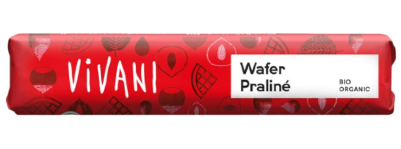 repostería y chocolates BARRITA DE CHOCOLATE CON LECHE CON PRALINE Y BARQUILLO BIO 40G
