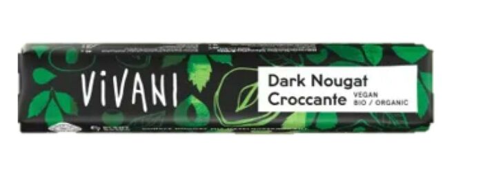 aperitivos y frutos secos BARRITA DE CHOCOLATE NEGRO CON PRALINE BIO (V), 35G