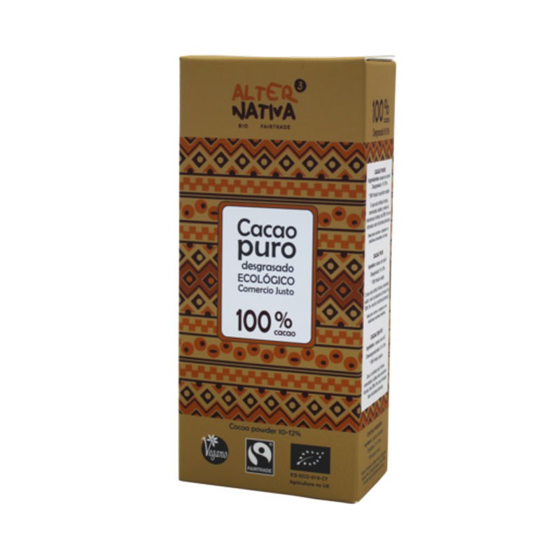 repostería y chocolates CACAO DESGRASADO POLVO 150GRS BIO