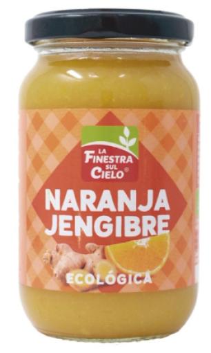 mermeladas COMPOTA DE NARANJA Y JENJIBRE ECO 280GR