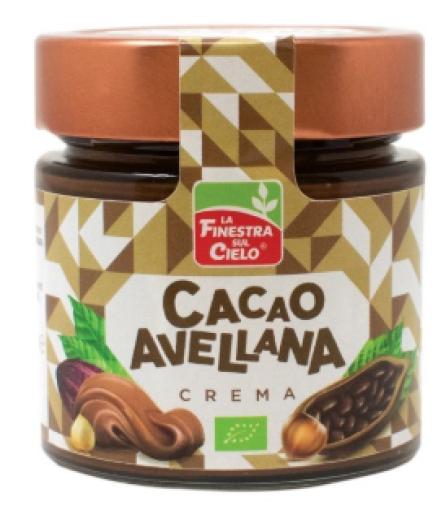 repostería y chocolates CREMA DE AVELLANAS Y CACAO VEGANA BIO 200G