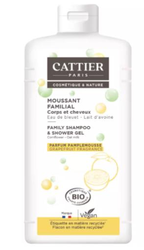 línea corporal GEL DE DUCHA Y CHAMPU FAMILIAR 500ML