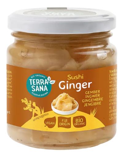conservas JENGIBRE PARA SUSHI S/G VEG BIO 190G
