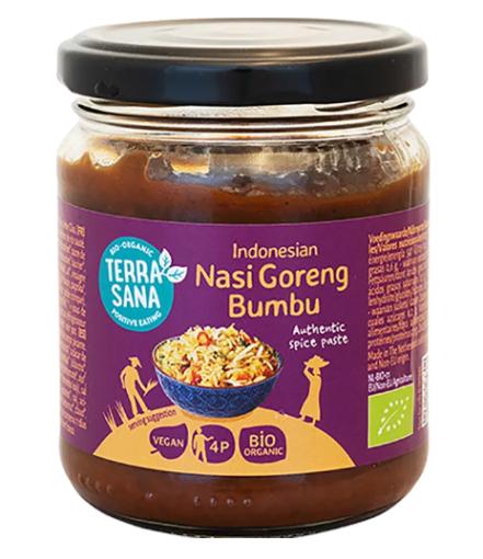 sales, condimentos y salsas NASI GORENG BUMBU INDONESIO BIO S/G VEGANO 200G