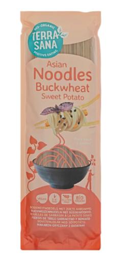 arroz y pasta NOODLES FIDEOS TRIGO SARRACENO Y BONIATO S/G VEGAN BIO 250 GR