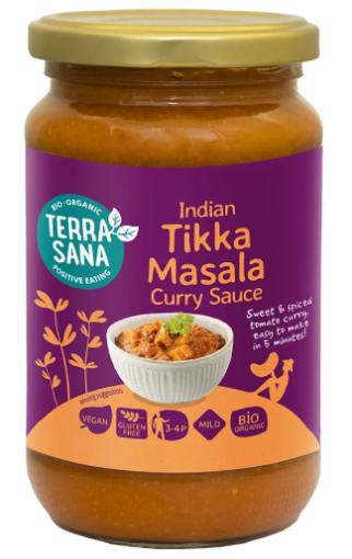 sales, condimentos y salsas SALSA CURRY INDIA TIKKA MASALA BIO 350G