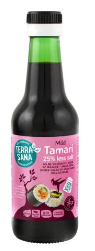 sales, condimentos y salsas TAMARI MILD 25% MENOS SAL S/G BIO 250ML