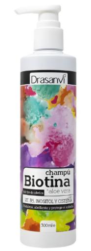 línea capilar CHAMPU BIOTINA Y ALOE VERA 300ML