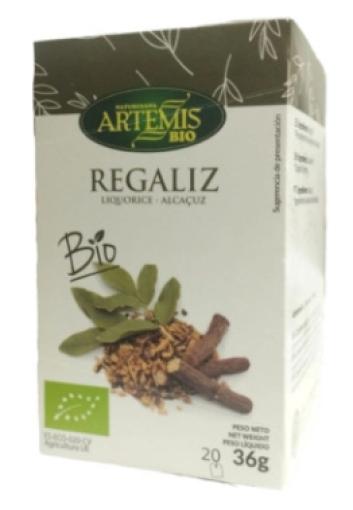 plantas en filtro INFUSION REGALIZ BIO 20 BOLSAS
