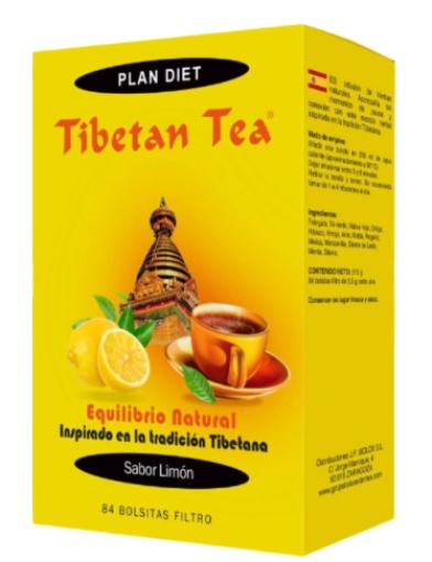 plantas en filtro TIBETAN TEA LIMON 84 UDS